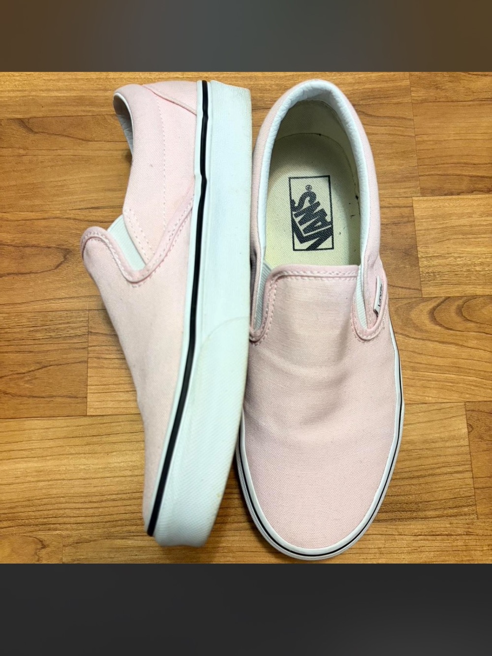 Pink Slip On Vans